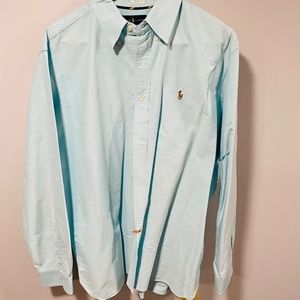 The Iconic Oxford Shirt by Polo in Aegean Blue